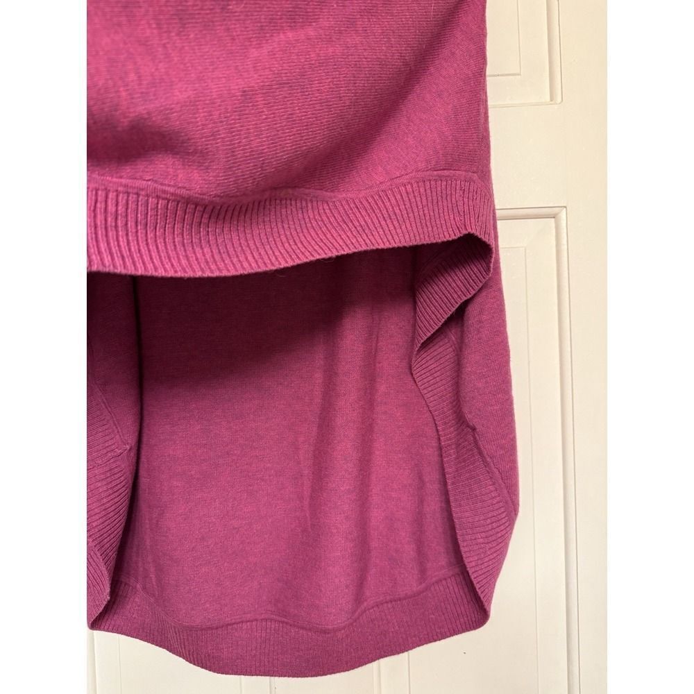 Talbots Bow Neck Poncho Cape Sweater. Womens. Pink. Sz M - Picture 10 of 16